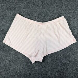 PINK Victoria's Secret Sleepwear Shorts Womens‎ L (33x1.5) Pink White Striped